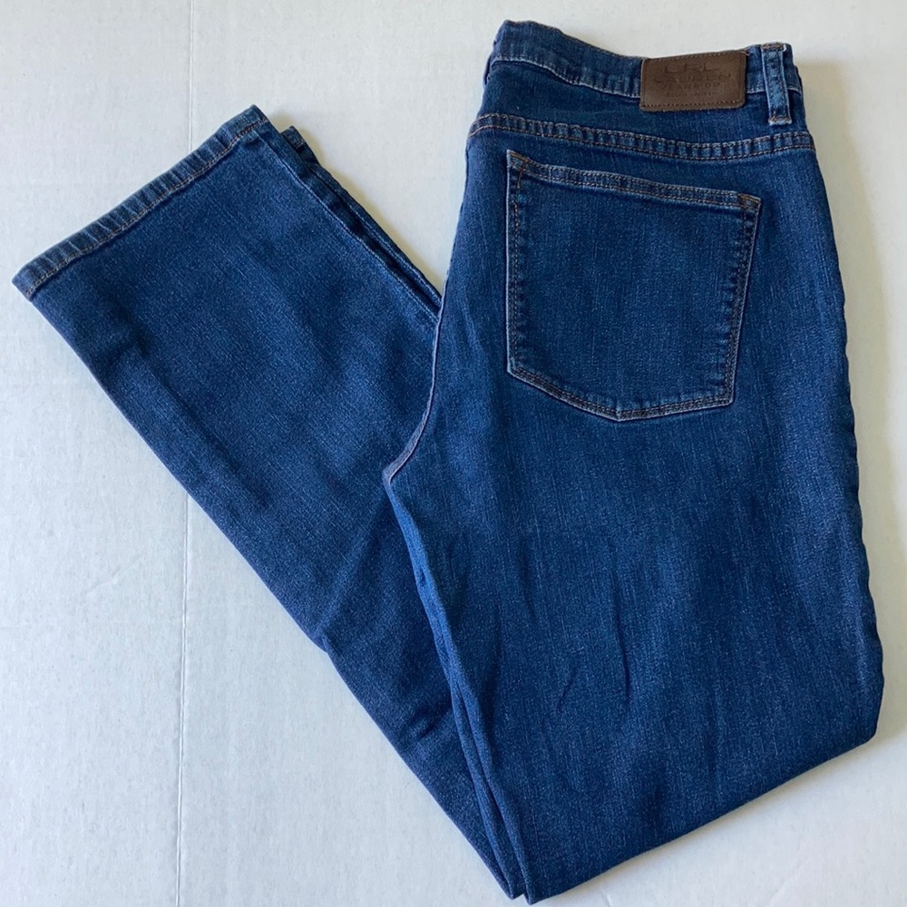 LRL Lauren Jeans Co Mid-Rise Straight Leg Jeans 12